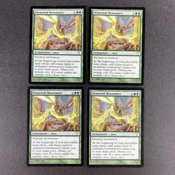 Set of x4, MTG Elemental Resonance Dissension Regular - Image 1