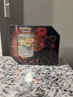 Sealed Pokemon Destined Rivals Team Rocket Tin Persian - Image 1