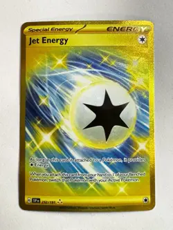 Pokemon Jet Energy 252/191 Sv08: Surging Sparks Holo Hyper Rare Pokemon - Image 1