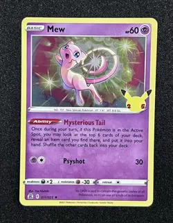 Mew (011/025) Holo Rare | Pokemon TCG Celebrations 25th Anniversary - Image 1