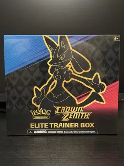 Pokemon TCG Crown Zenith Elite Trainer Box ETB NEW W/Sleeve Protector - Image 1