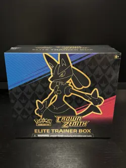 Pokemon TCG Crown Zenith Elite Trainer Box ETB NEW W/Sleeve Protector - Image 2