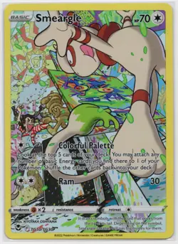 Pokemon Smeargle TG10/TG30 Sword & Shield - Silver Tempest Trainer Gallery Holo - Image 1
