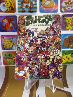 Pokemon Pikachu Vintage Pocket Monsters Vending HOLO Prism Sticker 1999 Nintendo - Image 2