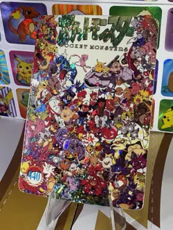 Pokemon Pikachu Vintage Pocket Monsters Vending HOLO Prism Sticker 1999 Nintendo - Image 3