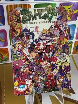 Pokemon Pikachu Vintage Pocket Monsters Vending HOLO Prism Sticker 1999 Nintendo - Image 4
