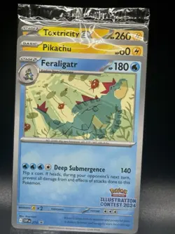Sealed Illustration Contest Promos 2024 SVP213 SVP214 SVP215 Pokemon 20 PacksUPS - Image 2