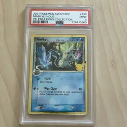 2021 Mimikyu Pokemon Celebrations Delta Species SWSH136 Black Star Promo PSA 9 - Image 1