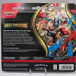 Pokemon Mega Evolution 3 Pack Blister ME01 Golduck - Image 2