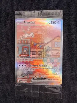 Mew ex SVP 053 Pokemon TCG Scarlet Violet 151 Black Star Promo Full Art SEALED - Image 2