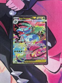 Mega Venusaur EX SIR 177/132 Mega Evolution English pokemon TCG Pack Fresh - Image 2