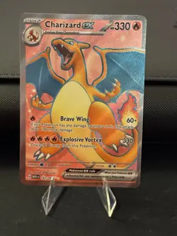 Charizard ex 183/165 Pokemon TCG Scarlet & Violet 151 Ultra Rare Full Art NM - Image 1
