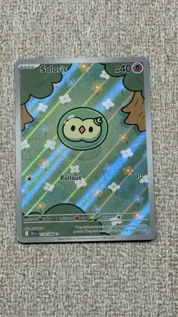 Solosis Black Bolt Illustration Rare English Pokemon TCG Card 118/086 PACK FRESH - Image 1