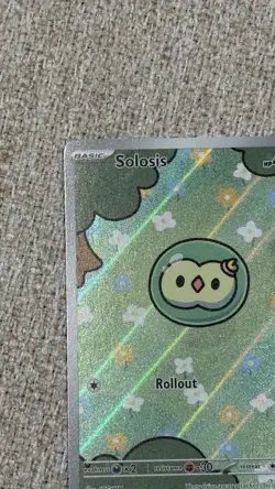 Solosis Black Bolt Illustration Rare English Pokemon TCG Card 118/086 PACK FRESH - Image 2