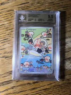 Clobbopus 207/191 Illustration Rare - Surging Sparks BGS 9.5 Gem Mint TOP POP - Image 1