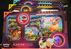 Pokemon Eeveelution Vmax Premium Collection Vaporeon Flareon Jolteon Set of 3 - Image 4