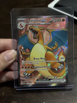 Charizard EX #183/165 Ultra Rare Holo Pokemon Card Mint Condition - Image 1