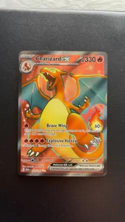 2023 Pokemon Scarlet & Violet 151 Charizard ex #183/165 NM-NP - Image 1