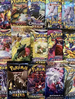 5x Random Pokemon Booster Pack Lot #1070 AUTHENTIC, UNWEIGHED, & SEALED !READ!👇 - Image 1