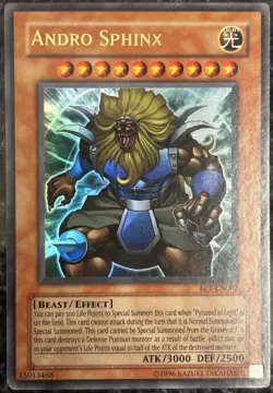 Andro Sphinx EP1-EN002 Yu-Gi-Oh! Movie Exclusive Pack ULTRA RARE *NEAR MINT* - Image 1