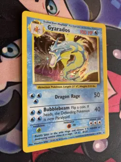 1999 Pokemon TCG Gyarados Holo Rare Card Base Set 6/102 Vintage WOTC LP - Image 2