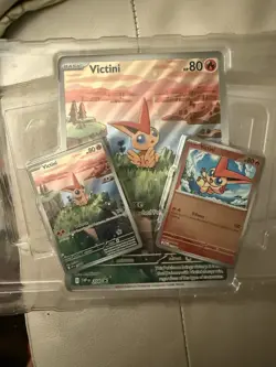 Pokemon Victini SVP #208 Black Star Jumbo ONLY - 1 Promo Card Black & White NM - Image 1