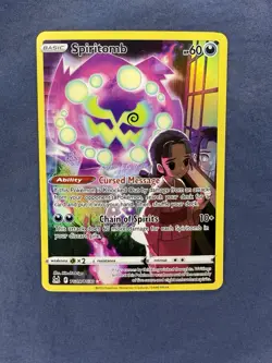 Pokemon Spiritomb TCG Lost Origin Trainer Gallery Holo Ultra Rare Card TG09/TG30 - Image 1