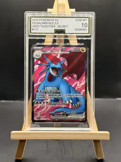 Salamence ex 177/159 - Ultra Rare Journey Together - Pokemon Card AGS 10 - Image 1