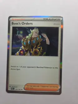 SV02: Paldea Evolved Boss's Orders 172/193 holo POKEMON CARD Rare - Image 1