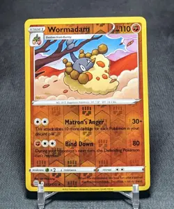 Wormadam Rare Reverse Holo Fighting Brilliant Stars Pokemon TCG Card 077/172 - Image 1