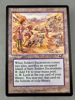 Soldevi Excavations Alliances Regular MTG-Never Played NM-Vintage-Reserve List - Image 1