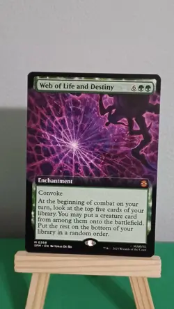 2025 Marvel's Magic The Gathering MTG #268 Web Of Life And Destiny Regular - Image 1