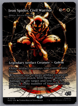 (Regular) Iron Spider, Civil Warrior (Borderless) (0039) Spider-Man Mtg NM - Image 1