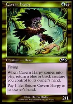 Cavern Harpy - Light Play MTG Planeshift - Image 1