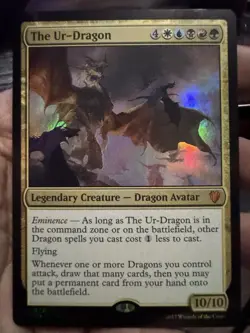 The Ur-Dragon Foil - Mythic - Commander 2017 MTG Magic the Gathering - Image 1