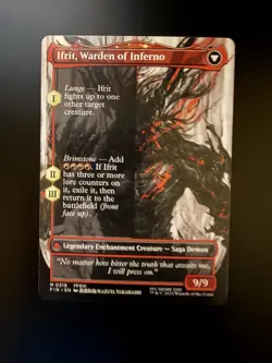 MTG Final Fantasy English Clive, Ifrit's Dominant Borderless 0318 Non-Foil - Image 2