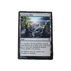 MTG Magic The Gathering Evolving Wilds Land Card Battle For Zendikar (BFZ) - Image 1