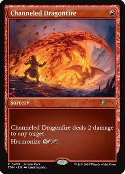 Channeled Dragonfire - Near Mint MTG Promo Pack: Tarkir: Dragonstorm - Image 1
