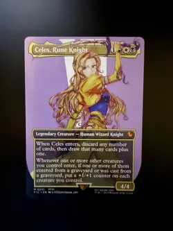 MTG Final Fantasy English Celes, Rune Knight Borderless 0201 Non-Foil - Image 1