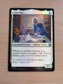 Aunt May - 3 - MTG: Spider-Man: Eternal-Legal - Uncommon - FOIL - Image 1
