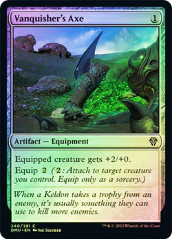 Vanquisher's Axe 240/281 Dominaria United Foil MTG Common - Image 1