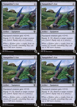 4x Vanquisher's Axe 240/281 Dominaria United MTG Common Playset - Image 1