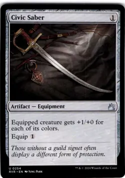 MTG Civic Saber Ravnica Remastered Uncommon #254 - Image 1