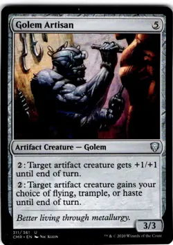 MTG Golem Artisan Commander Legends Uncommon #311 - Image 1