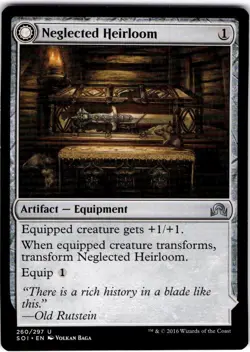MTG Neglected Heirloom Shadows over Innistrad Uncommon #260 - Image 1