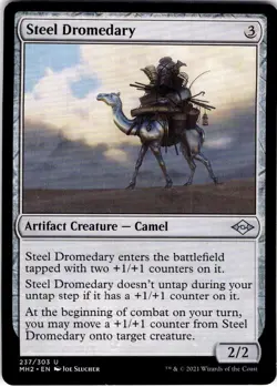 MTG Steel Dromedary Modern Horizons 2 Uncommon #237 - Image 1