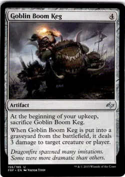 MTG Goblin Boom Keg Fate Reforged Uncommon #159 - Image 1
