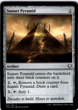 MTG Sunset Pyramid Commander Legends Uncommon #345 - Image 1