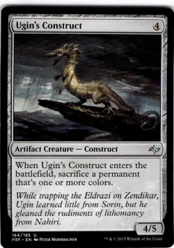 MTG Ugin's Construct Fate Reforged Uncommon #164 - Image 1