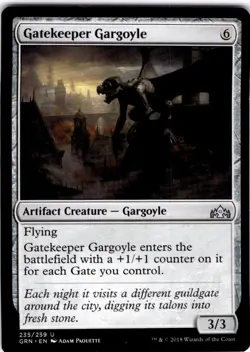 MTG Gatekeeper Gargoyle Guilds of Ravnica Uncommon #235 - Image 1